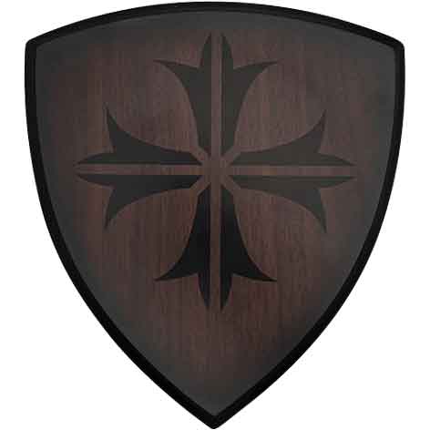 Wood Honshu Sword Display Wall Mount