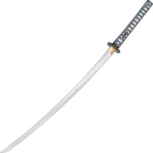 Blue Marbled Carbon Steel Katana