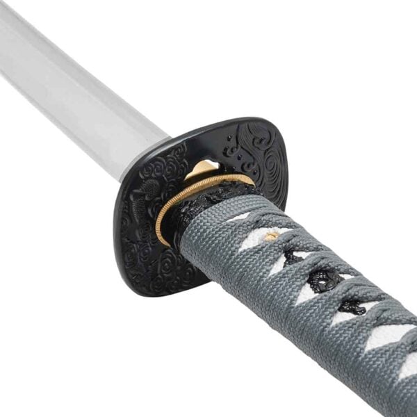 Blue Marbled Carbon Steel Katana